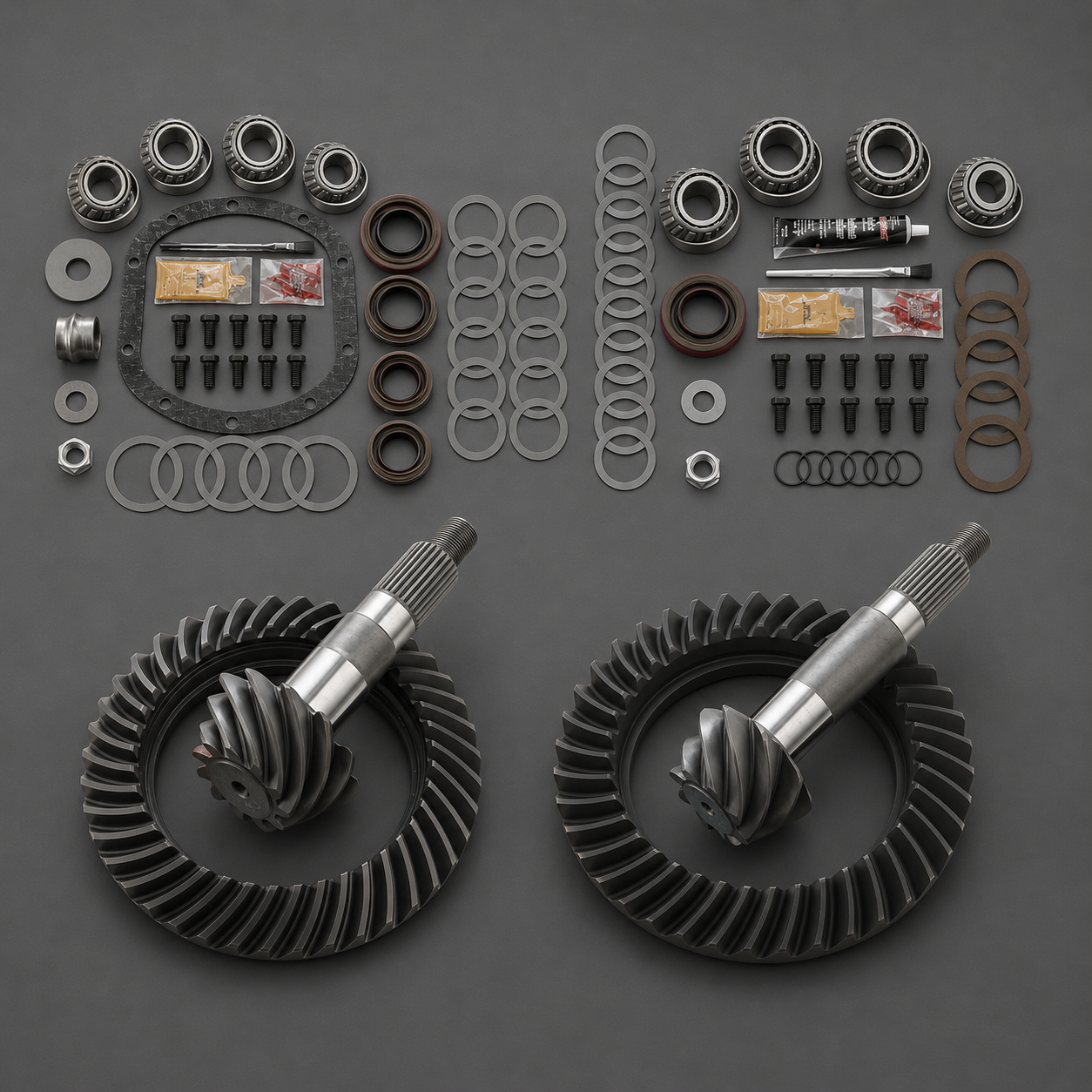 Differential Ring and Pinon Front and Rear Complete Kit (10 Front, 12 Rear, 10 Front, 12 Rear)