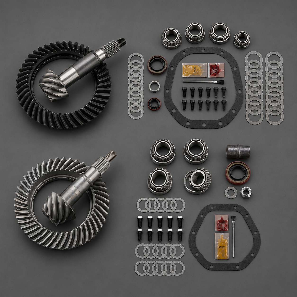 Differential Ring and Pinon Front and Rear Complete Kit (10 Front, 12 Rear, 10 Front, 12 Rear)