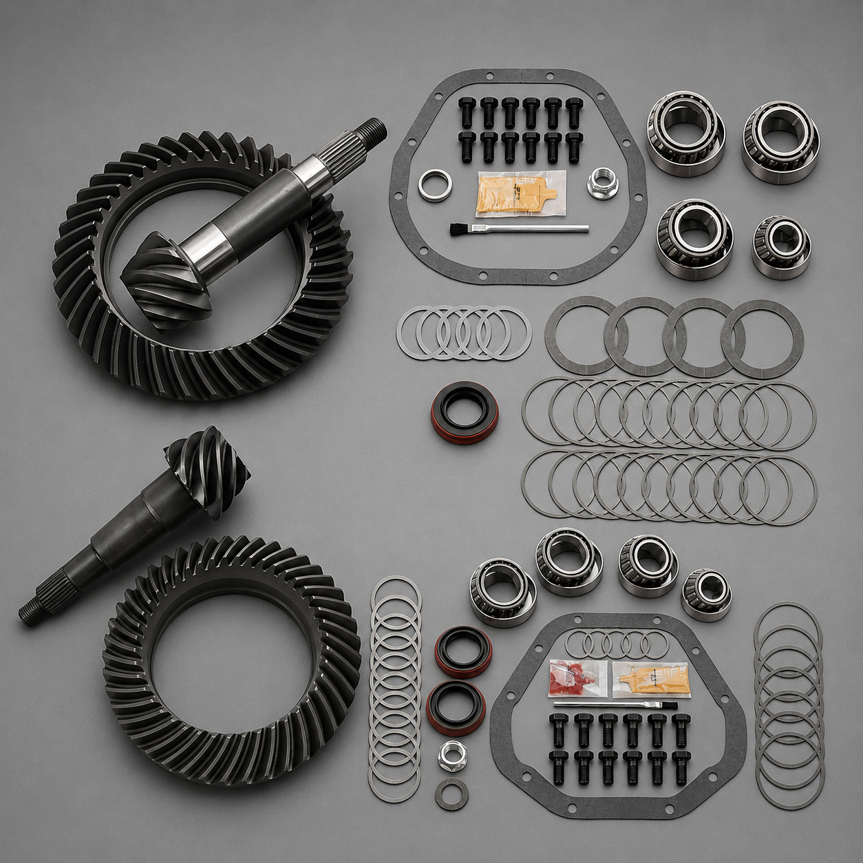 Differential Ring and Pinon Front and Rear Complete Kit (10 Front, 12 Rear, 10 Front, 12 Rear)