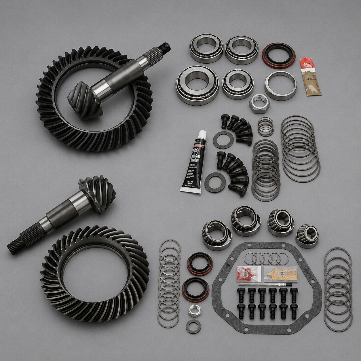 Differential Ring and Pinon Front and Rear Complete Kit (10, 10)