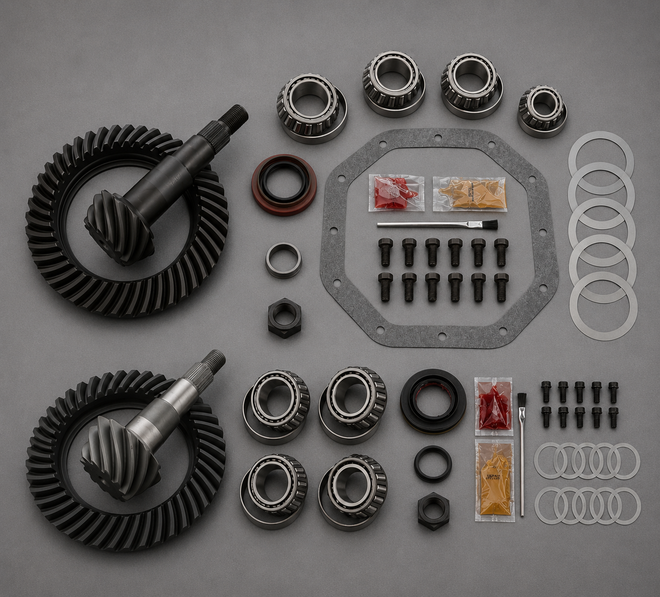 Differential Ring and Pinon Front and Rear Complete Kit (14, 14)