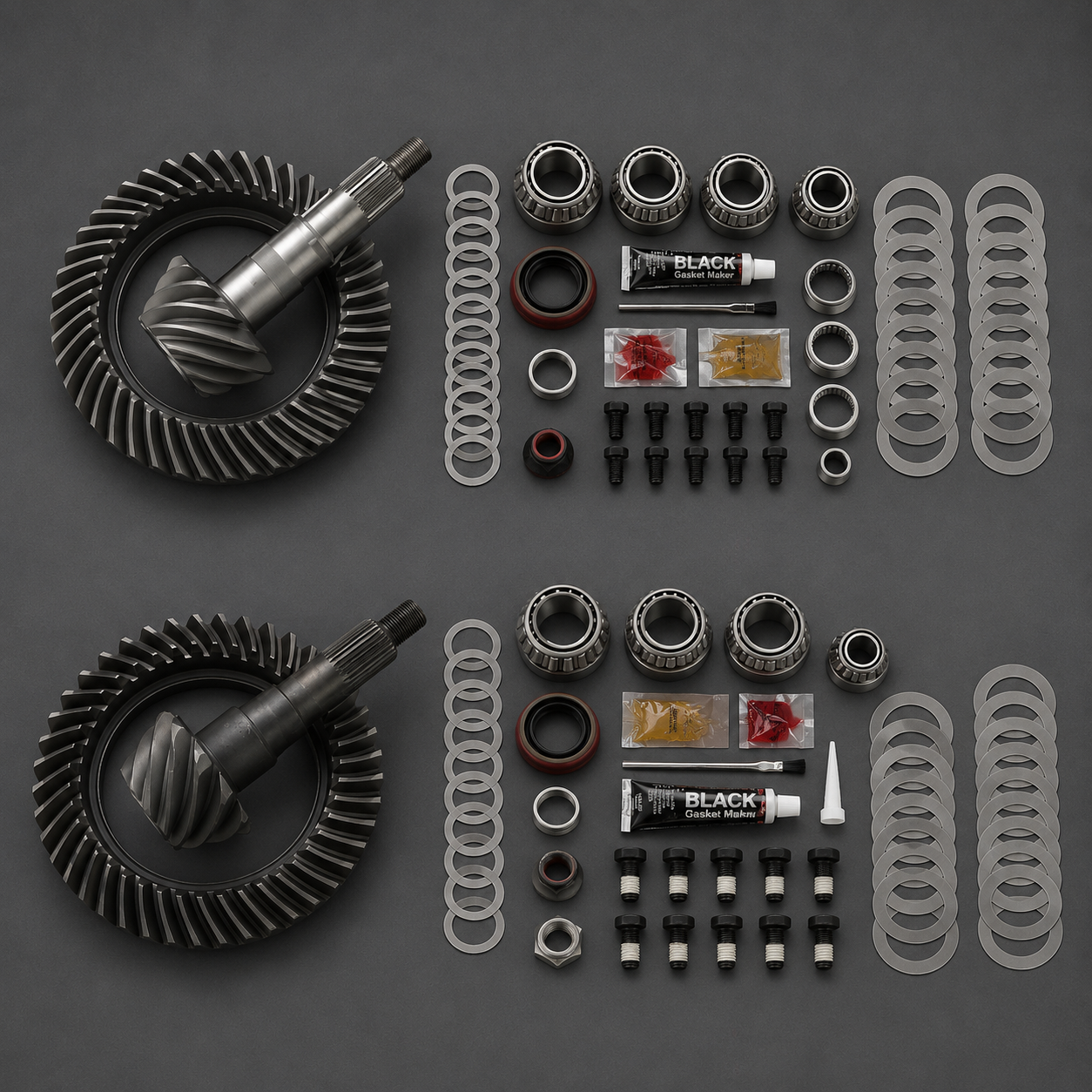 Differential Ring and Pinon Front and Rear Complete Kit (10 Front, 14 Rear, 10 Front, 14 Rear)