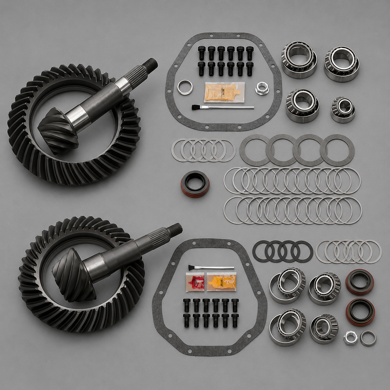 Differential Ring and Pinon Front and Rear Complete Kit (10, 10)