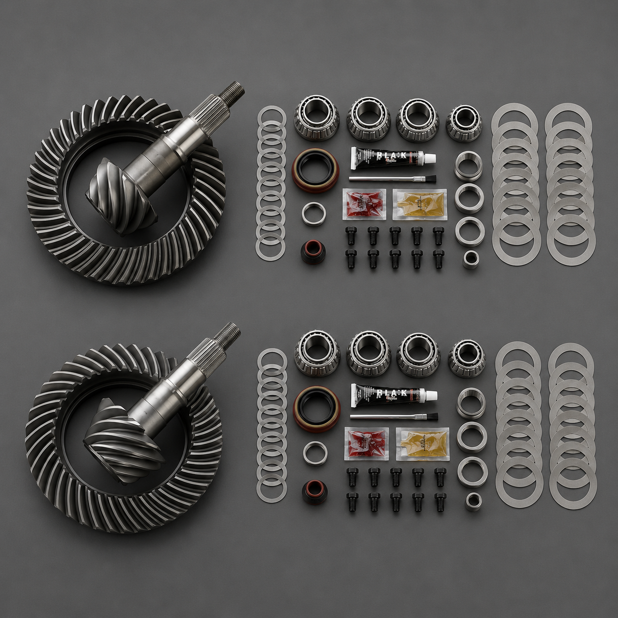 Differential Ring and Pinon Front and Rear Complete Kit (Dropout, Dropout)