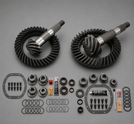 Chrysler 8.25 / Dana 30 TJ Front & Rear Ring & Pinion Kit — 4.56 Ratio