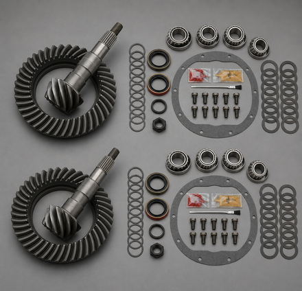 GM 8.5 Front & Rear Ring & Pinion Kit — 4.11 Ratio