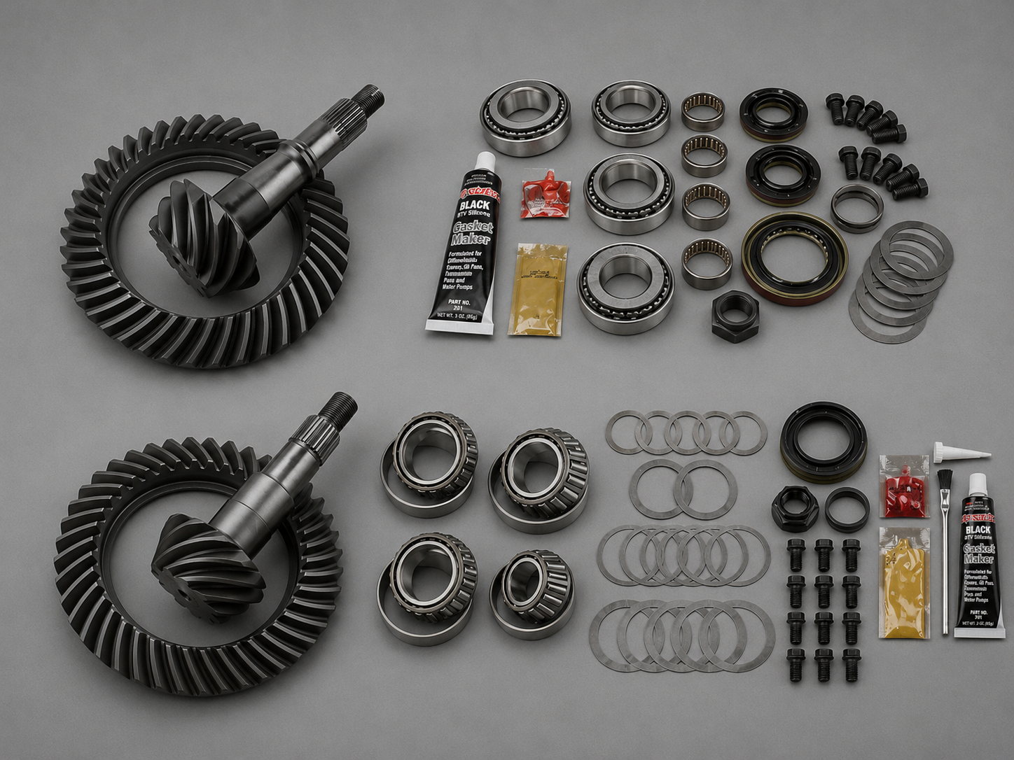 Differential Ring and Pinon Front and Rear Complete Kit (10 Front, 12 Rear, 12 Rear, 10 Front)