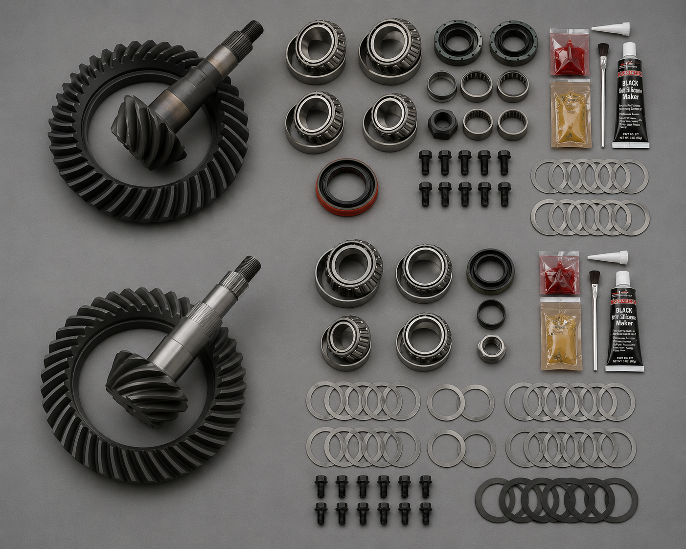 Differential Ring and Pinon Front and Rear Complete Kit (10 Front, 12 Rear, 12 Rear, 10 Front)