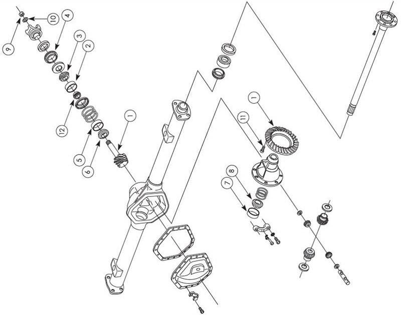 Dana Pinion Inner Bearing, Cone