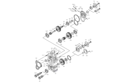 Dana/Spicer Model 792 Direct Mount Case & Gears