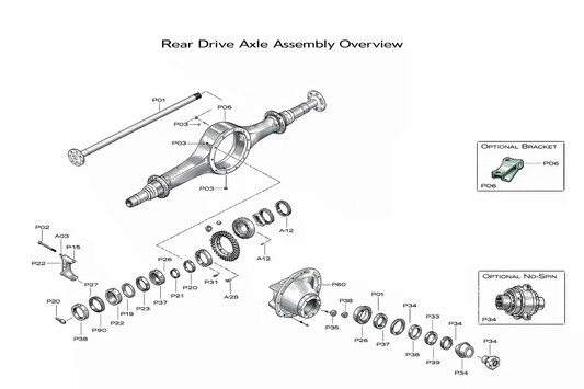 Dana N340-S Rear Rear Components