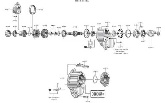 Eaton-Spicer DS404(P) Single Reduction Forward Axle (Before June 2008) - Power Divider