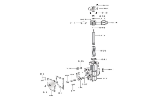 Eaton-Spicer DS521-P Piston Air Shift System