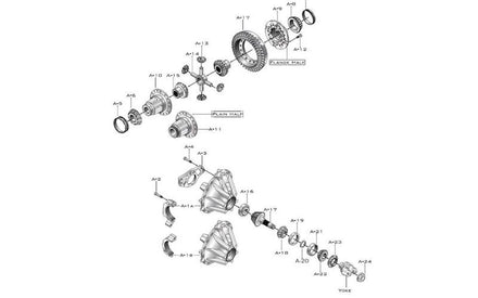 Eaton-Spicer R170 (Before June 10 2013) Heavy Tandem Axle