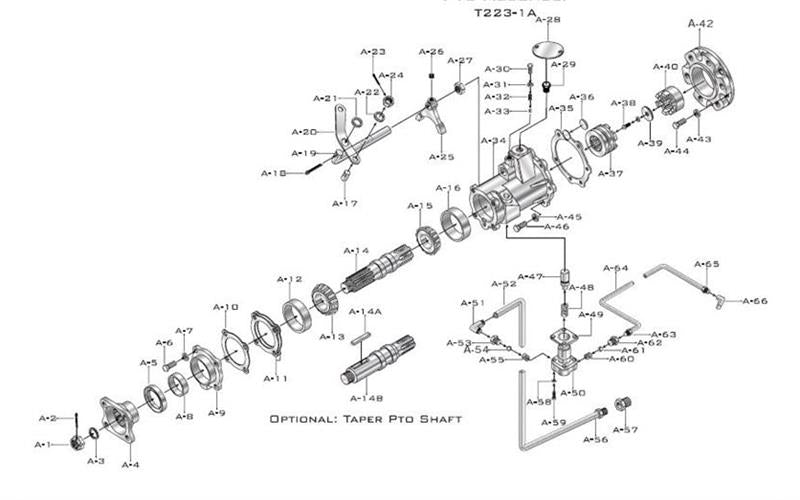 Meritor T-223 Pto Assembly